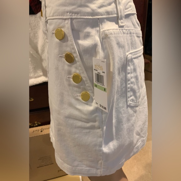 New Michael Kors White Skirt - White - Picture 3 of 5
